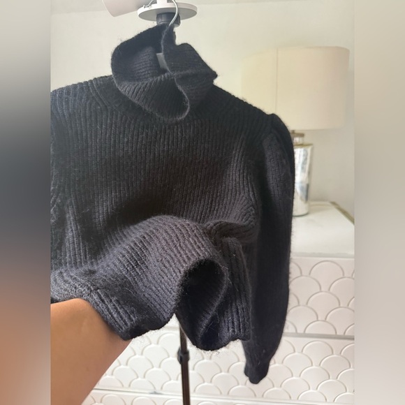 J. Crew Black Cowl Neck Sweater - Picture 10 of 10